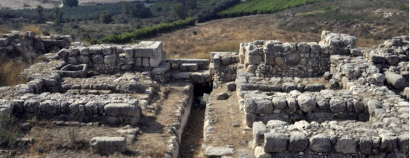 The city gate at Tel Gezer