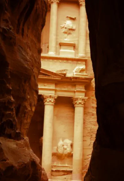 The treasury in Petra