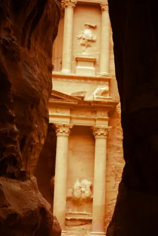 The treasury in Petra